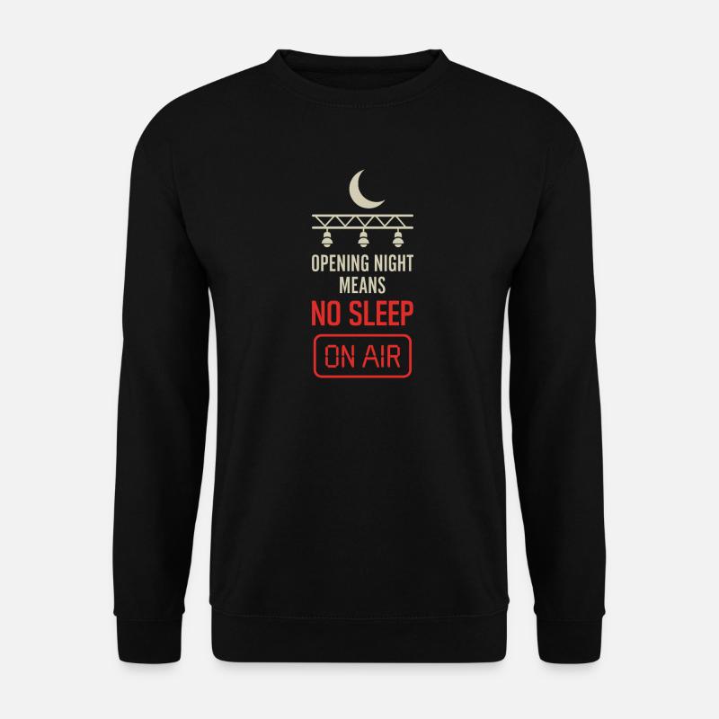Theatertechnik-crew Bühnentechniker Ton - Unisex Pullover - Schwarz