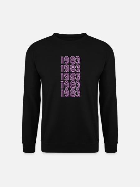 1983 - Sweat-shirt Unisexe - noir