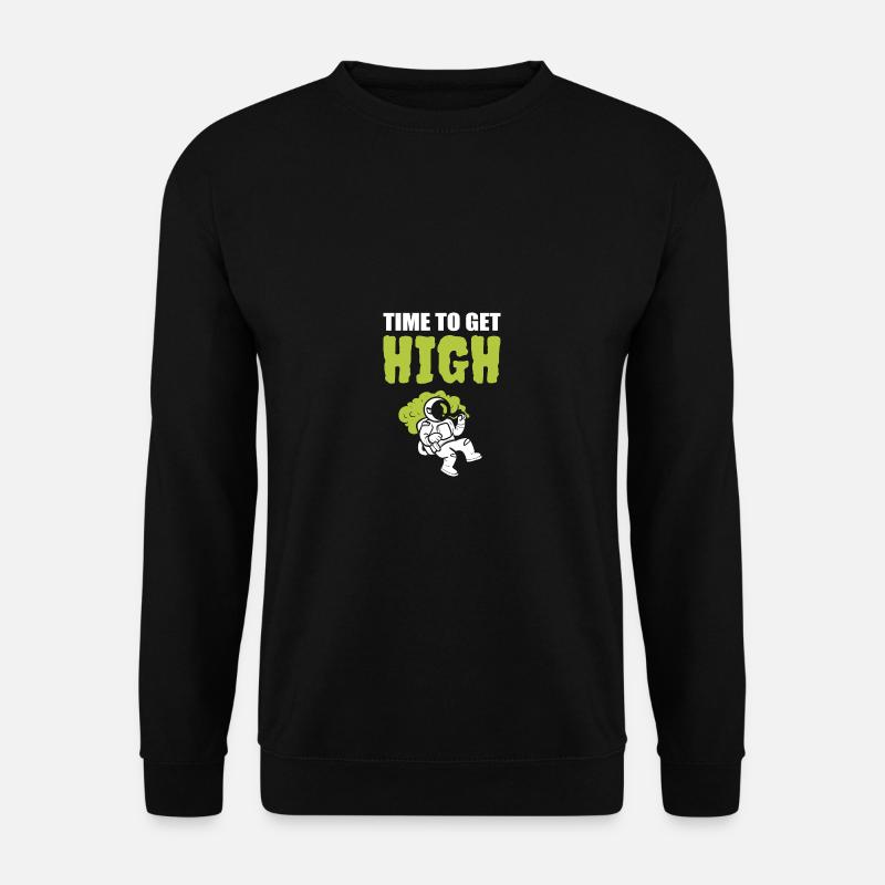 Get high astronaut gift - Unisex Sweatshirt - black