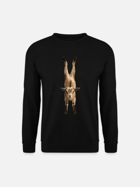 Ziege - Unisex Pullover - Schwarz