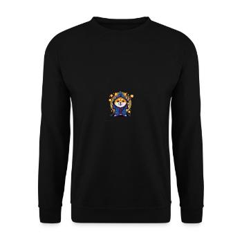 Jeu à stylo et papier Dog Shiba Inu Fantasy - Sweat-shirt Unisexe - noir - Devant - Alina (178cm) & Michal (187cm)