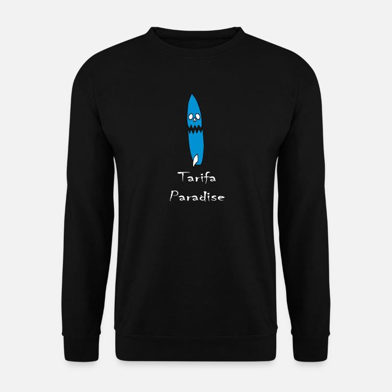 tarifa paradise surf skull - Unisex Pullover - Schwarz