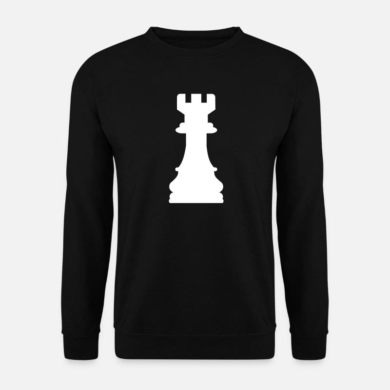Tour d'echecs - Sweat-shirt Unisexe - noir