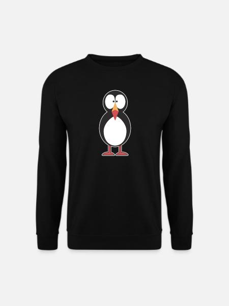Papageitaucher Puffin Papageientaucher - Unisex Pullover - Schwarz