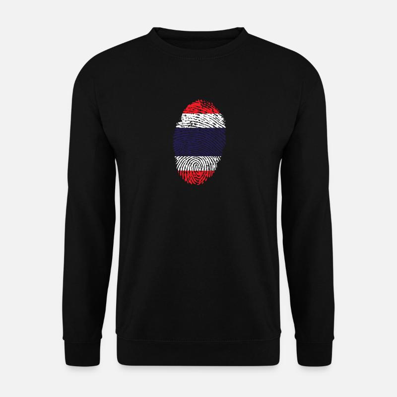 Fingerprint - Thailand - Unisex Pullover - Schwarz
