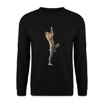 Fuchs - Unisex Pullover - Schwarz - Vorne - Alina (178cm) & Michal (187cm)