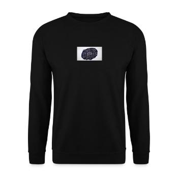 Mondphasen-Sternbild Mosaik - Unisex Pullover - Schwarz - Vorne - Alina (178cm) & Michal (187cm)