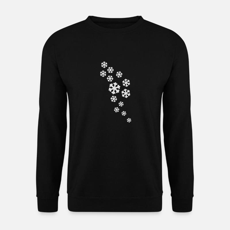 schnee - Unisex Pullover - Schwarz