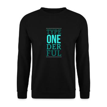 Diabetes Insulin Spruch Witzig Lustig Geschenkidee - Unisex Pullover - Schwarz - Vorne - Alina (178cm) & Michal (187cm)