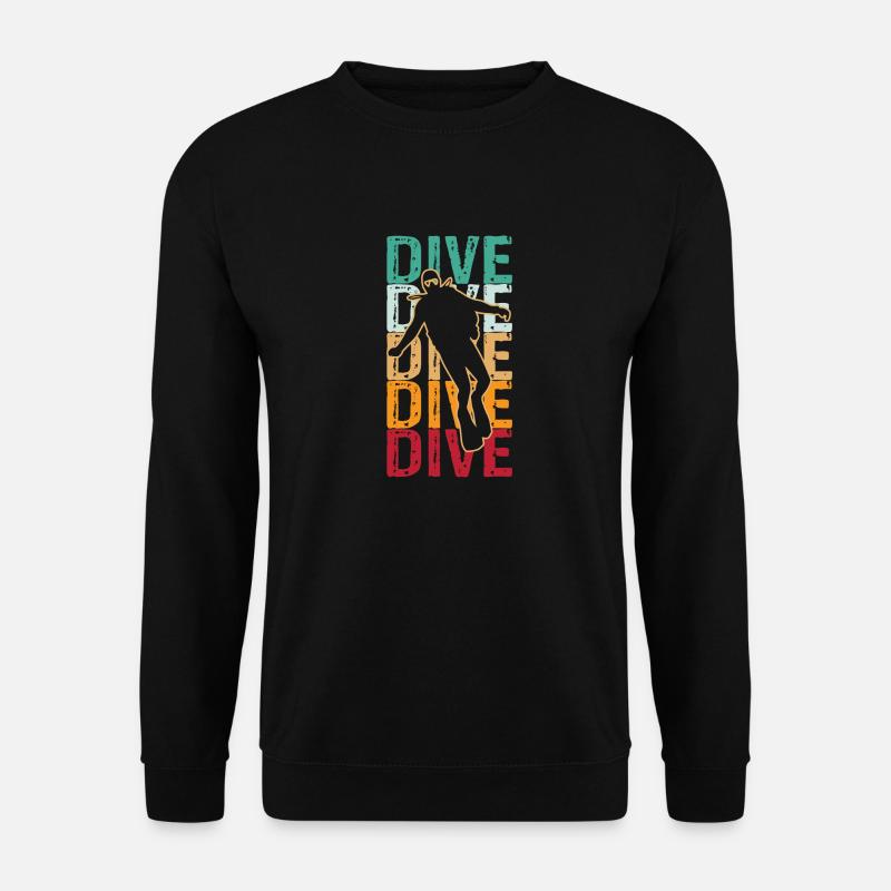 Tauchen Tauchen Tauchen - Unisex Pullover - Schwarz