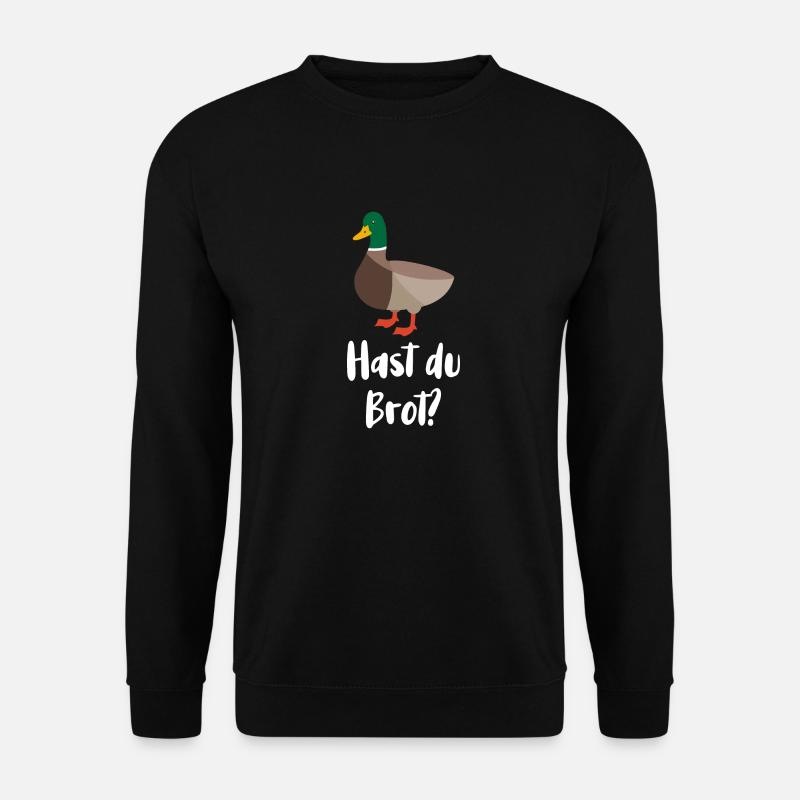 Hast du Brot? - Unisex Pullover - Schwarz