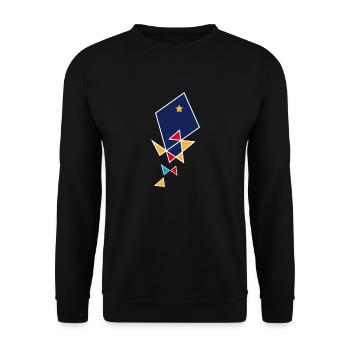 gold_fish - Sweat-shirt Unisexe - noir - Devant - Alina (178cm) & Michal (187cm)
