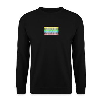 The slightly different flag - Unisex Sweatshirt - black - Front - Alina (178cm) & Michal (187cm)