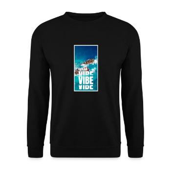 Ocean Vibe - Unisex Pullover - Schwarz - Vorne - Alina (178cm) & Michal (187cm)