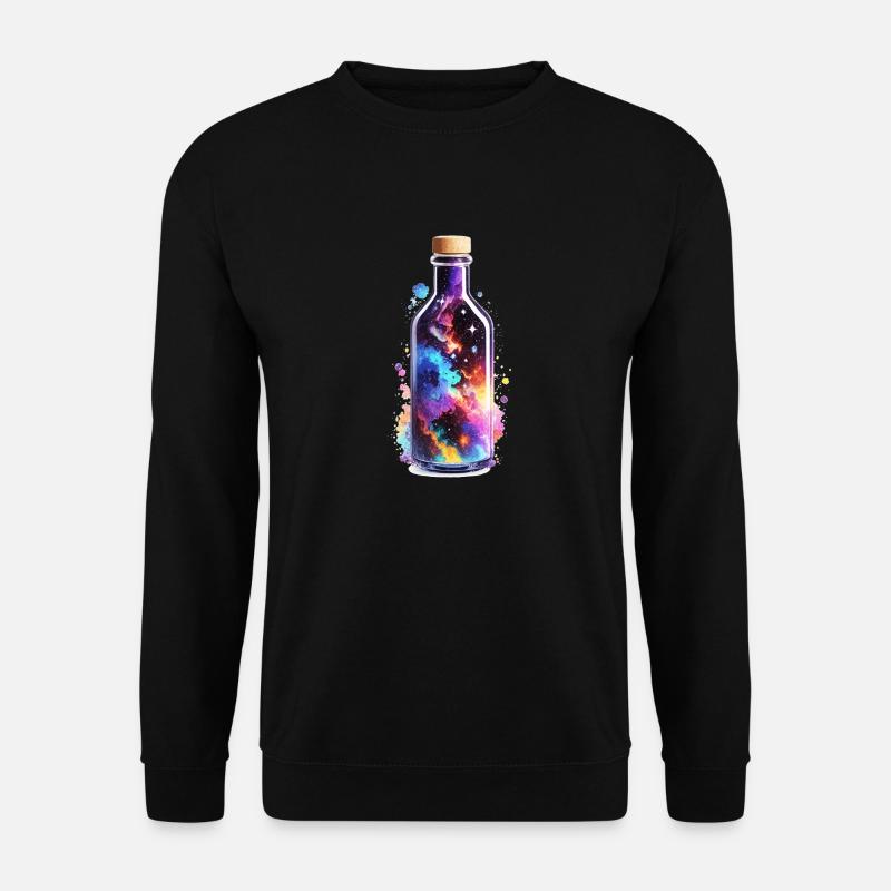 Spacebottle - Unisex Pullover - Schwarz
