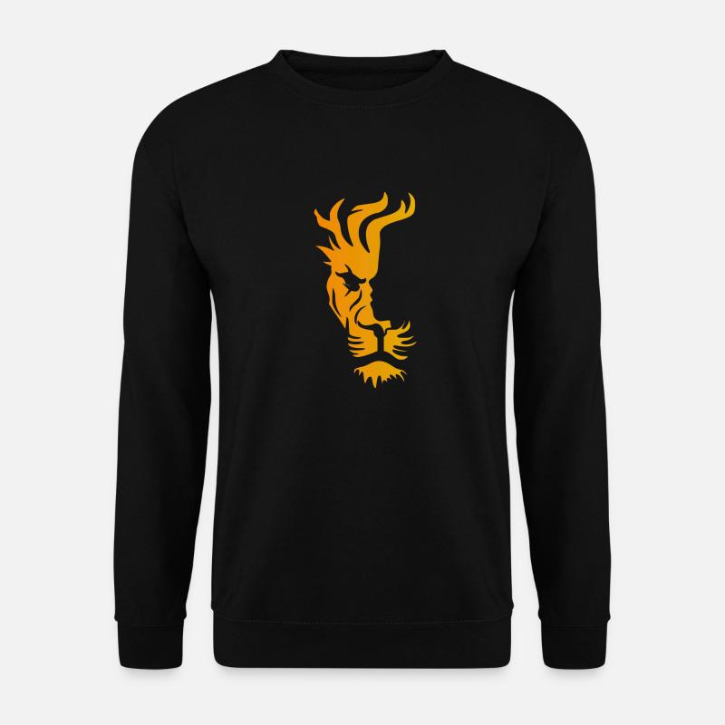 Löwin - Unisex Pullover - Schwarz