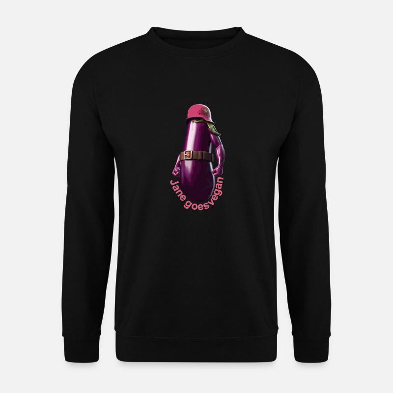 Jane wird Veganerin - Unisex Pullover - Schwarz