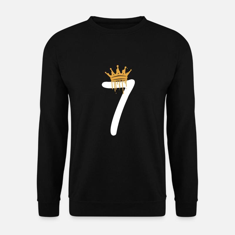 7 - Unisex Sweatshirt - black