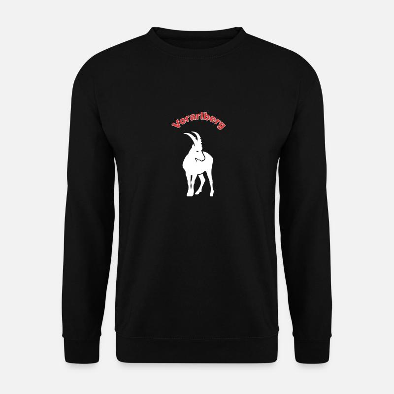Vorarlberg - Sweat-shirt Unisexe - noir