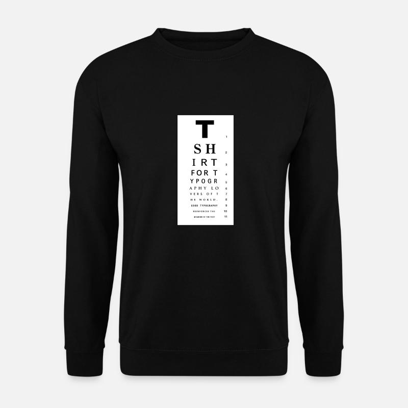 Type TSHIRT - Sweat-shirt Unisexe - noir