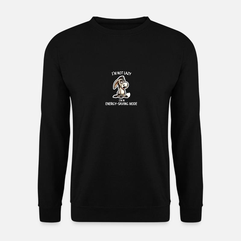 Lazy Donkey Energy-Saving Mode - Unisex Sweatshirt - black