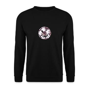 Sourire de football - Sweat-shirt Unisexe - noir - Devant - Alina (178cm) & Michal (187cm)