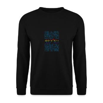 Year 1968 - Unisex Sweatshirt - black - Front - Alina (178cm) & Michal (187cm)
