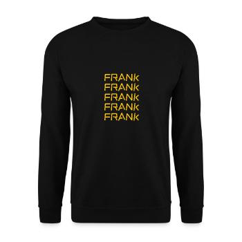 Cadeau pour Frank - Sweat-shirt Unisexe - noir - Devant - Alina (178cm) & Michal (187cm)