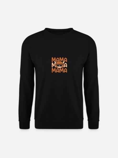 Buffle boeuf maman mère bœufs - Sweat-shirt Unisexe - noir