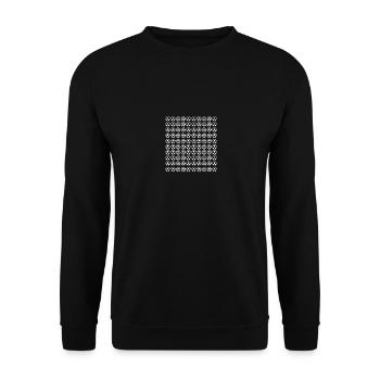 Fußballspieler Fußball - Unisex Pullover - Schwarz - Vorne - Alina (178cm) & Michal (187cm)