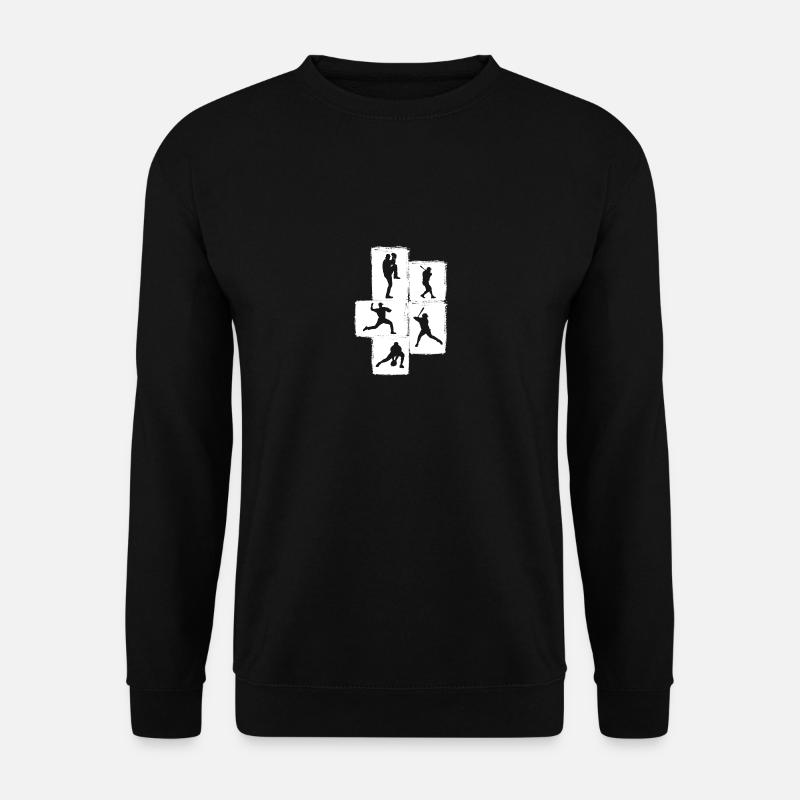 Baseball Player Baseball - Unisex Sweatshirt - black