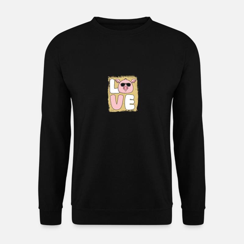 Schwein - Unisex Pullover - Schwarz