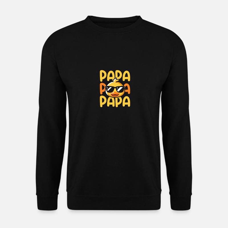 Ducks Dad Father Duck - Unisex Sweatshirt - black