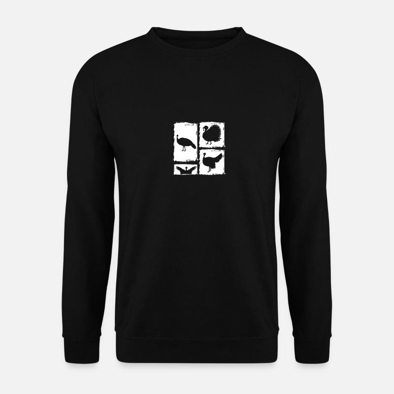 Truthahn - Unisex Pullover - Schwarz