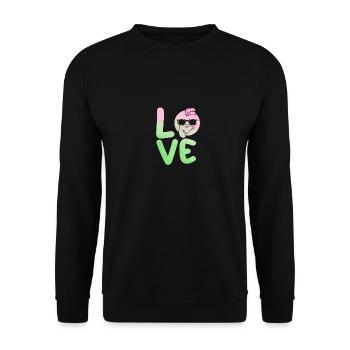Turkey - Unisex Sweatshirt - black - Front - Alina (178cm) & Michal (187cm)