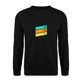 Harmonica Harmonica - Sweat-shirt Unisexe - noir - Devant - Alina (178cm) & Michal (187cm)