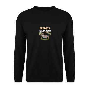 Sloth Frank - Unisex Sweatshirt - black - Front - Alina (178cm) & Michal (187cm)