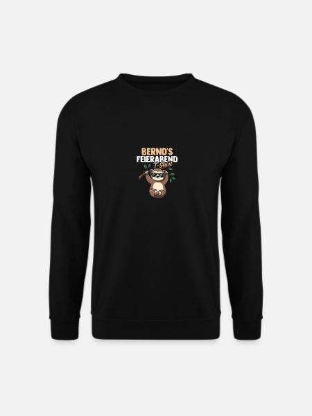 Sloth Bernd - Unisex Sweatshirt - black