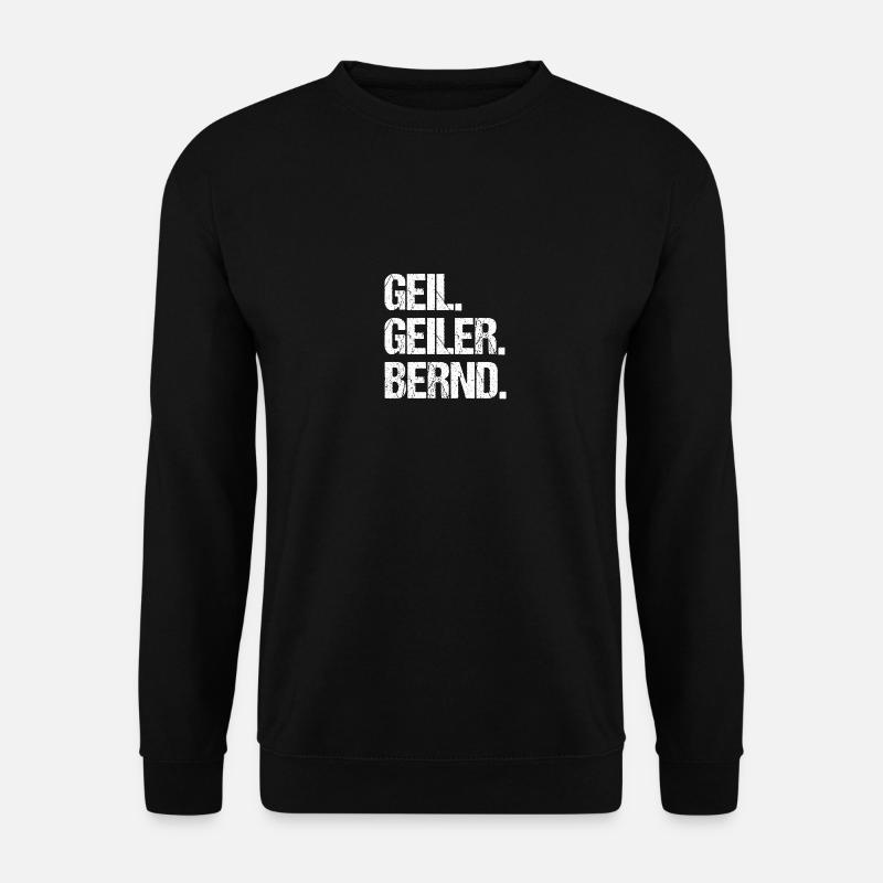 Bernd - Unisex Pullover - Schwarz
