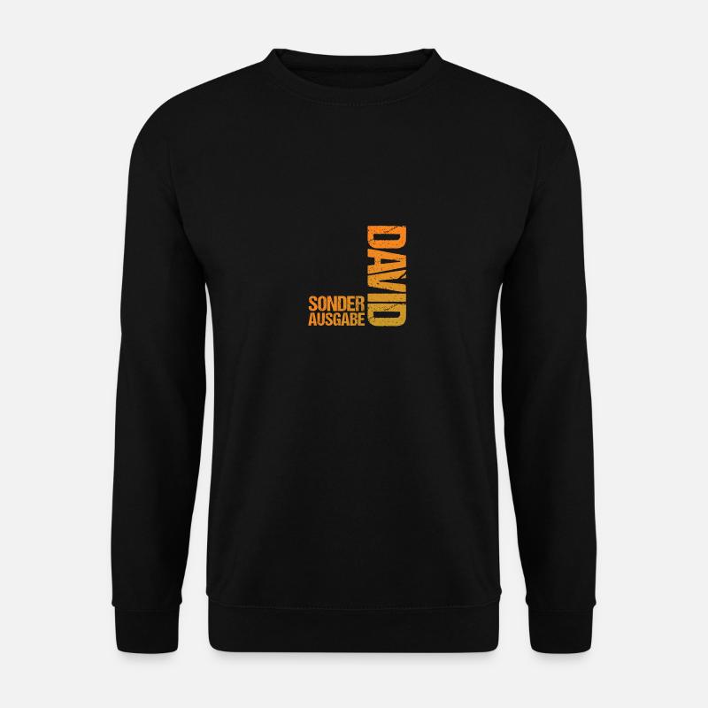 David - Unisex Pullover - Schwarz