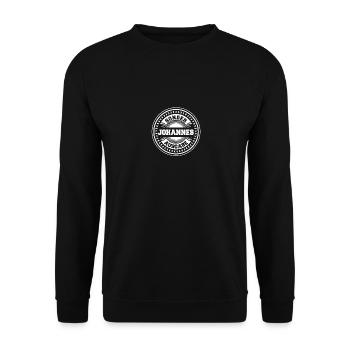 Johannes - Sweat-shirt Unisexe - noir - Devant - Alina (178cm) & Michal (187cm)