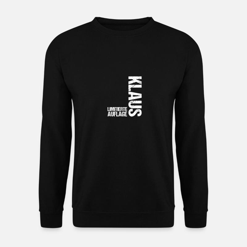 Klaus - Unisex Pullover - Schwarz