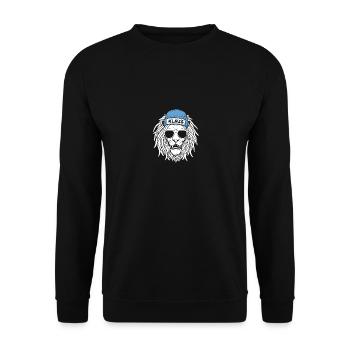 Leo Klaus - Sweat-shirt Unisexe - noir - Devant - Alina (178cm) & Michal (187cm)