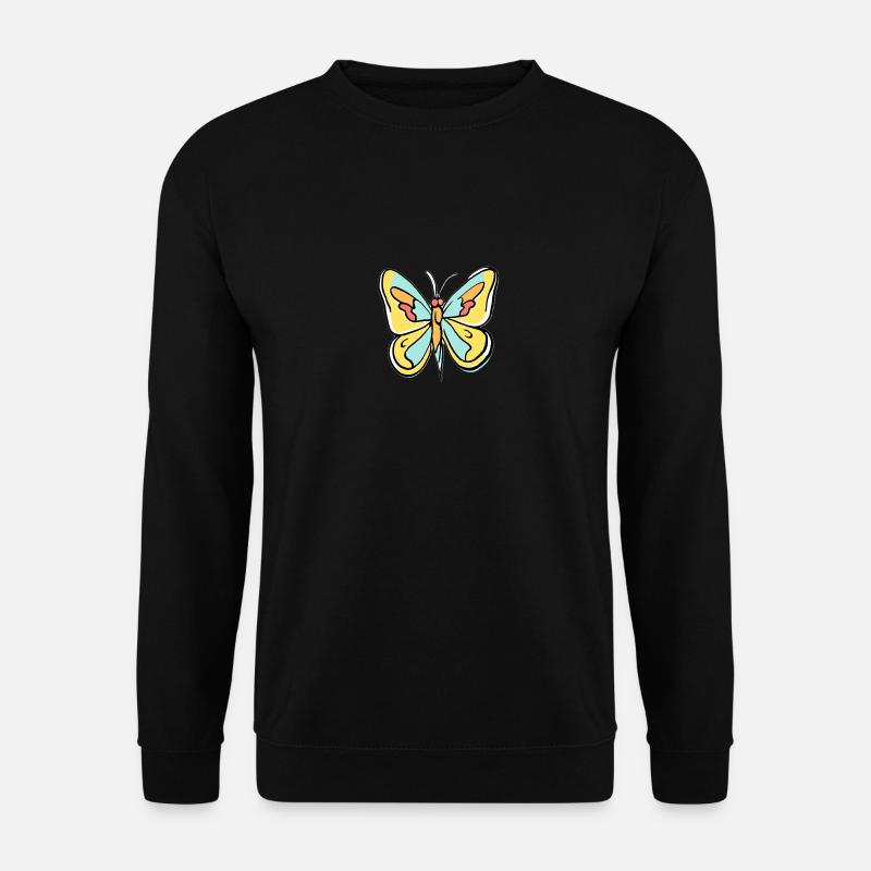 Schmetterling - Unisex Pullover - Schwarz