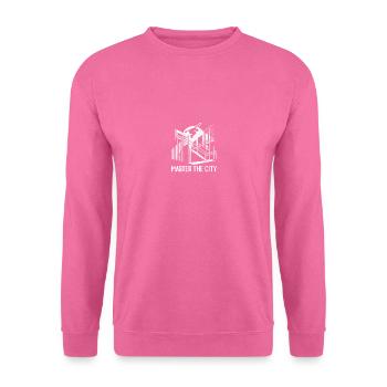 Master City Parkour Design - Unisex Sweatshirt - pink - Front