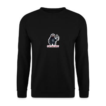 Gothique Fauloth Lent Régulier Deadly Art - Sweat-shirt Unisexe - noir - Devant - Alina (178cm) & Michal (187cm)