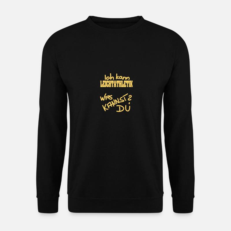 Leichtathletik - Unisex Pullover - Schwarz