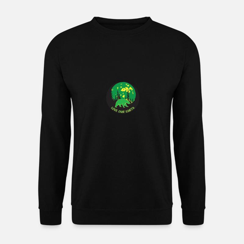 Love our earth - Unisex Pullover - Schwarz