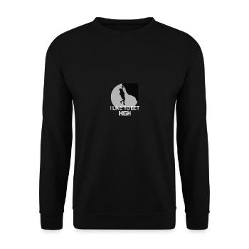 Rock Climbing - Unisex Pullover - Schwarz - Vorne - Alina (178cm) & Michal (187cm)