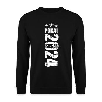 Pokalsieger 2024 - Unisex Pullover - Schwarz - Vorne - Alina (178cm) & Michal (187cm)